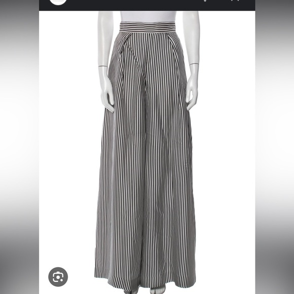 Zimmermann Pants - Zimmermann Women’s Trouser Wide Leg Pants. Black/white. Size 0.